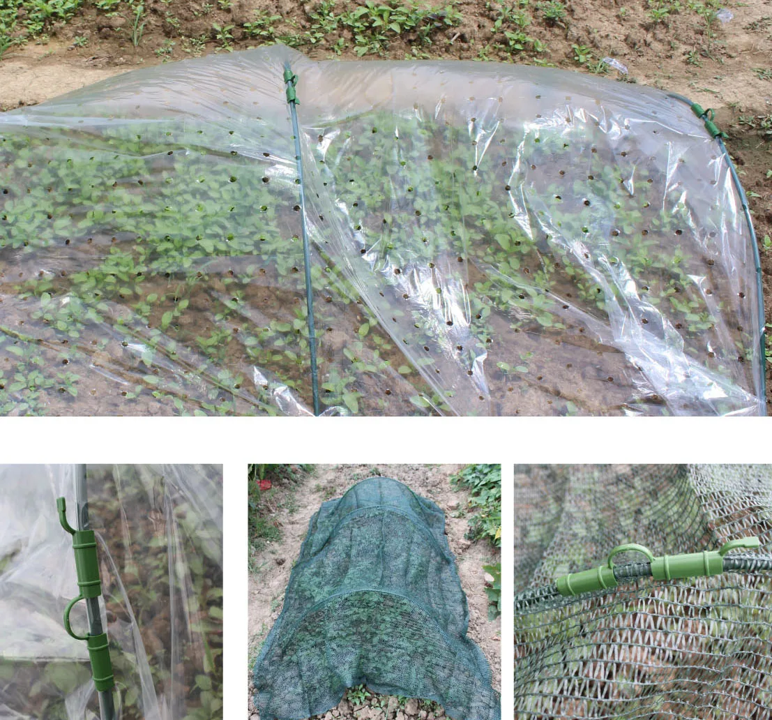 8 st. Universal 8 mm plastklämmor Växtstöd för trädgårdsskötsel leverantör