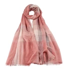 Hijab High Quality Jersey Hijab 100%Virgin Wool Lady Neck Scarf Spring Shawl Scarf