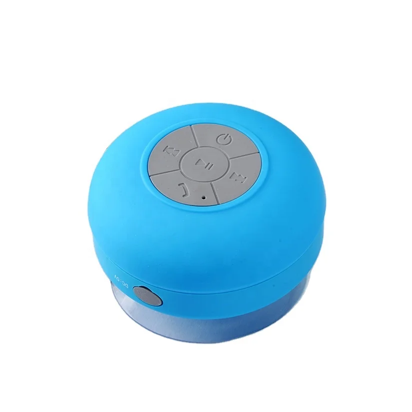 BTS-06 Portable Water Resistant Wireless Bluetooth Shower Mini Speaker Bathroom 