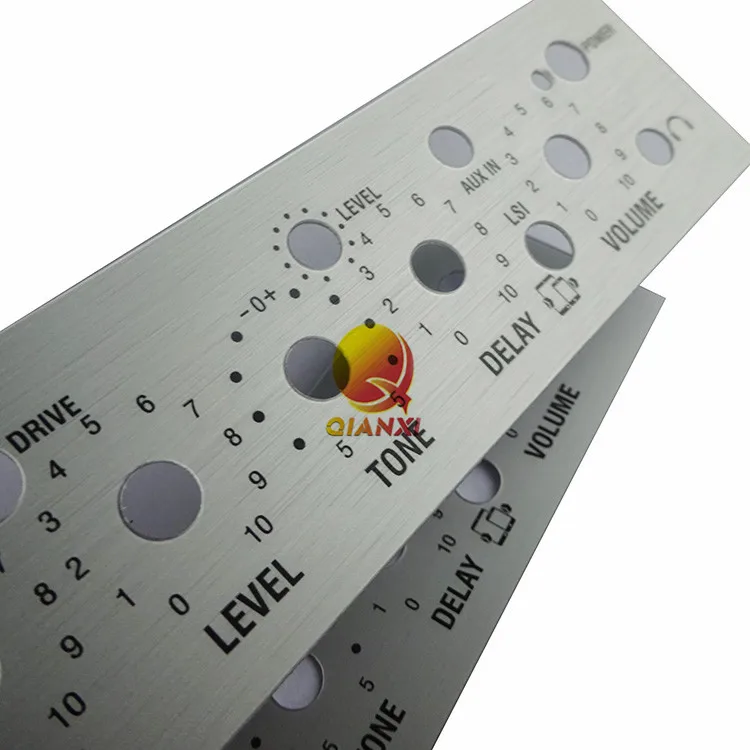 product gloss membrane label matte front control panel sticker embossed polycarbonate graphic overlay-11