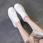 Shoes Wholesale Men Women Casual Shoes Pure White Stylish Lace-up Sneakers For Sale