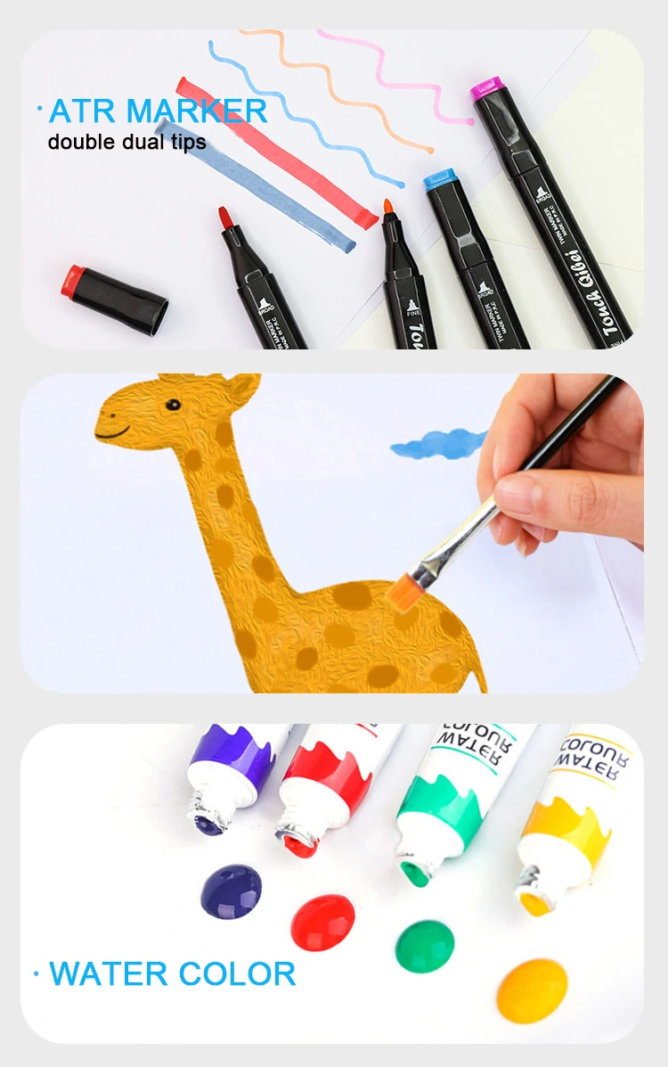 Wholesale Painting Drawing Art Artist Set Kit for Kids Children Boys Girls Student Christmas Birthday Holiday Festival Gift