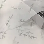 Paper Fashionable Custom Printed Tissue Wrapping Paper With Company Logo For Clothing Shoes Gifts Packaging
