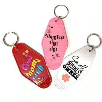 Wholesale Customized Uv Dtf Transfers Car Keychain Stickers Waterproof