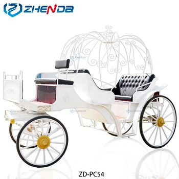 ZD-PC54 Classical Royal Horse Carriage Luxury Wedding Supplies Cinderella Comfortable European Family Tourist Horse Cart
