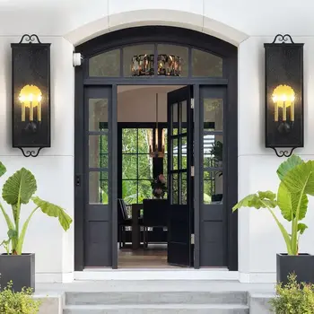 ALUFRONT Thermal Break Steel Looked Aluminum Profile Glass Hinged Door Aluminum Swing Patio Door for House