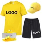 Suits Wholesale Tracksuit New Men's Summer Short Set OEM Men's Colorblock Design Short Sleeve Tracksuit Custom Suits