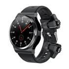 Watch Cross-border Smart Watch 360mAh Large Capacity Watch TWS Dual Earphone 2 In 1 Call Smart Watch