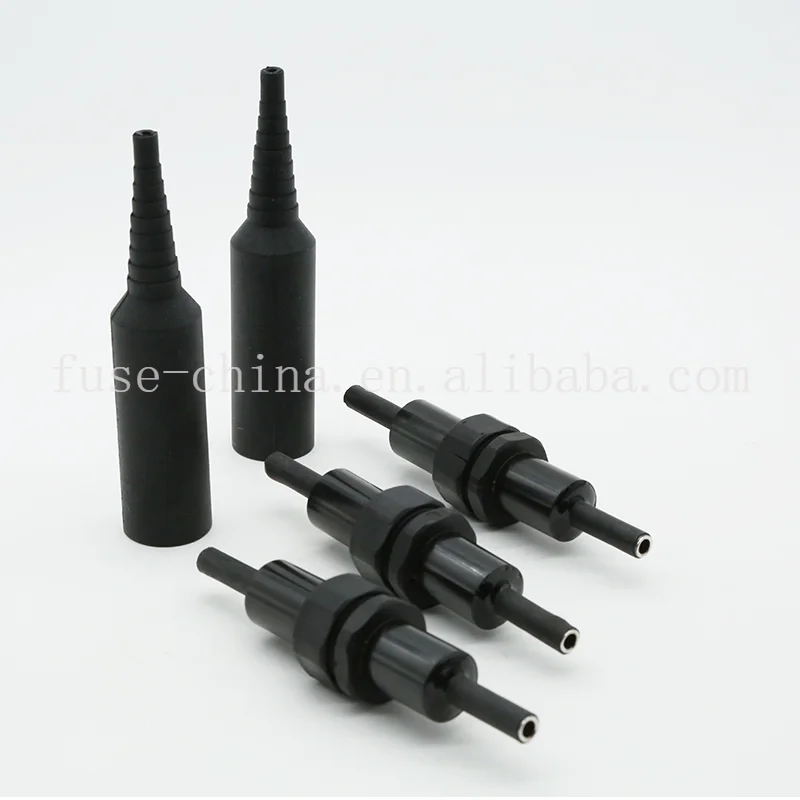 IP67 Waterproof 600V In-line Fuse Holder for 10x38mm Fuses with Bakelite Housing and Silicone Casing