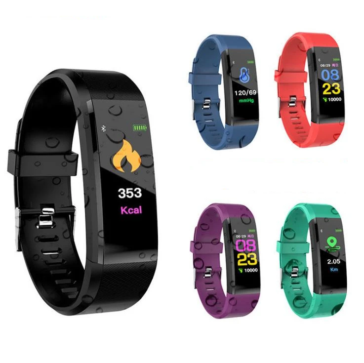 Smart Bracelet Fitbit Fitness Activity Tracker Heart Rate Monitor Android iOS 