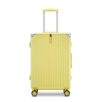 RTS High Quality wholesale products aluminum luggage with full aluminum Trolley 20"24"28" inch Travelling Suitcases Luggage Case