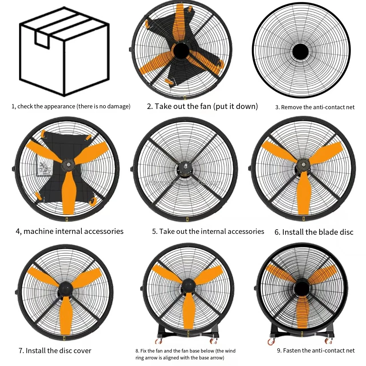 Large Fan, 60inch, 40000CFM - detail 18