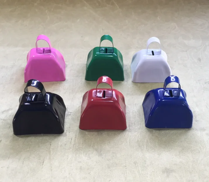 3 Inch Metal Cow Bell Customized Bell Cowbell With Logo Metal Cowbells Noise Maker