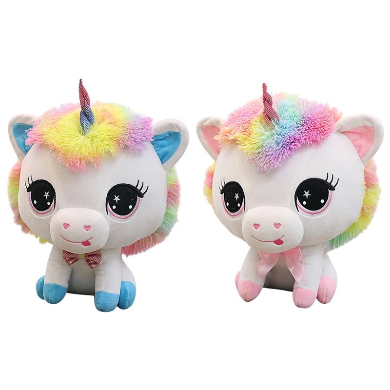 sitting unicorn plush