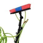 Solar Panel Solar Panel Cleaning Systems Carbon Fiber Telescopic Pole For Solar Panel Cleaning With Brush And Hose