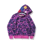 Hoodie Zipper Hoodie Custom Full Zipper Men's Camouflage Bape Hoodie