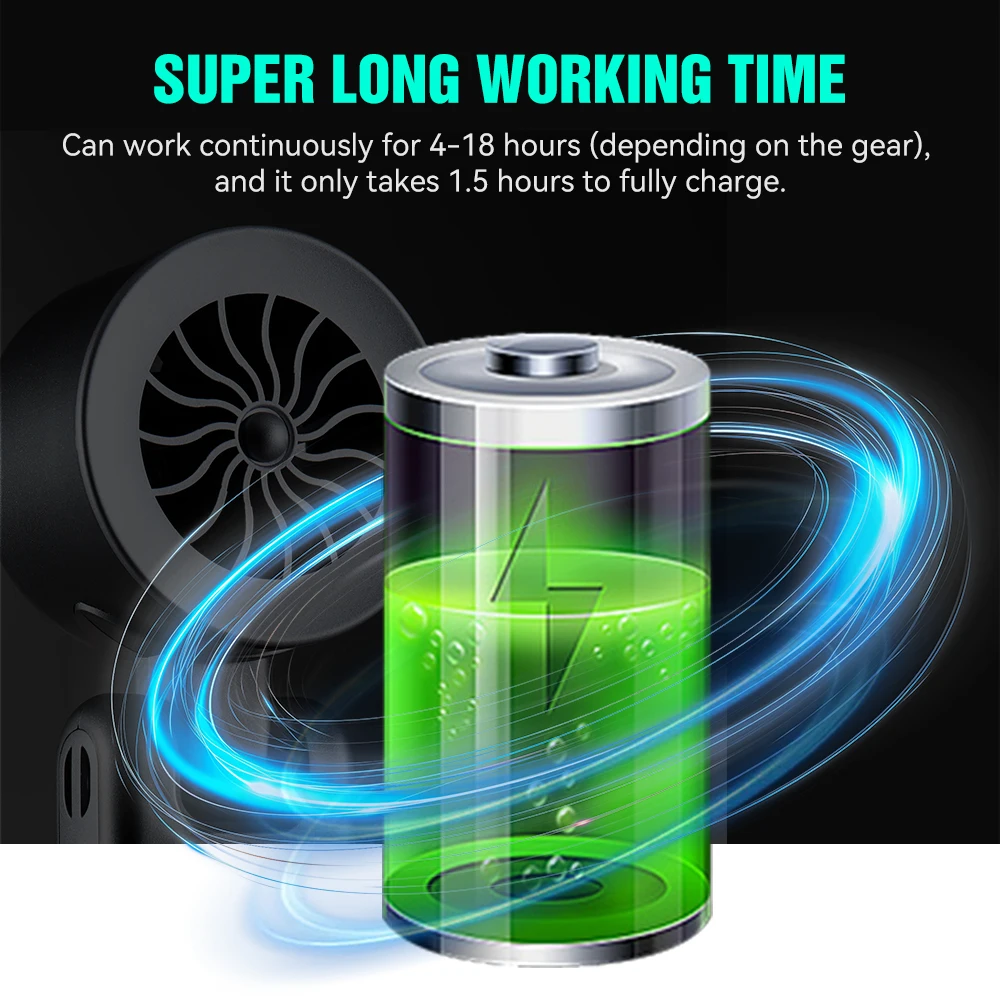 Handheld Outdoor Portable Fan, ABS, H6 - detail 14
