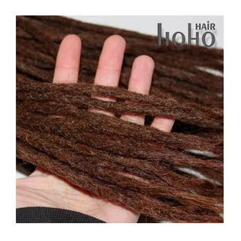 Factory price 18 inch human hair crochet dreadlock extensions for 1 pack