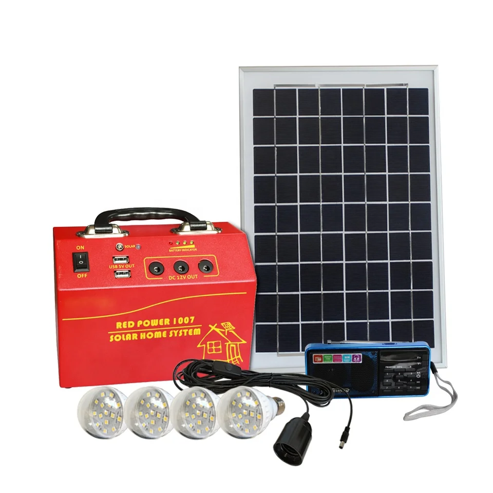 home solar lighting system 20w