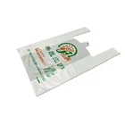 Singlet Custom Supermarket Plastic Bag Vest Handles Bags Singlet T Shirt Shopping Plastic Bags With Own Logo