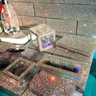 Box Wholesale Price 2021 New Arrival Bling Lash Box Diamond Lash Box Custom Lashbox Packaging Bling