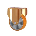 Wheels Max Wheel Medium Shopping Trolley Wheels Duty Top Plate Max Load 100kg Swivel Brake Elastomer 100mm Caster Wheel