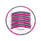 Hula Hoop Foam Padded Fitness Hula Ring Detachable Weighted Exercise Hoop For Adult And Kids 8 Section