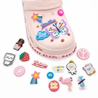 Charm High Quality Batch Hair Soft PVC Rubber Shoes Charm Accessories Hole Shoes Animation Cute Style Shoes