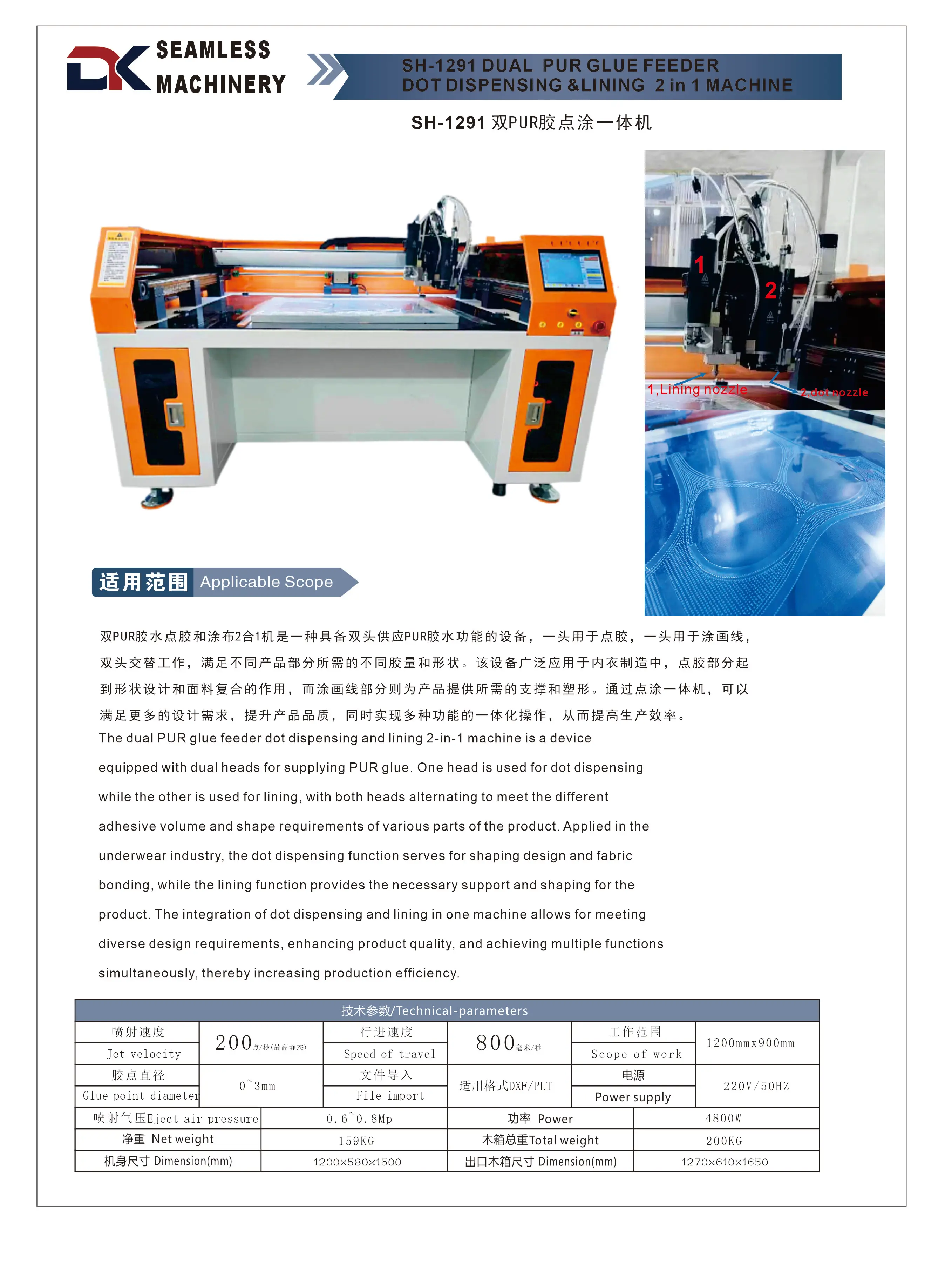 1291 Dual PUR dispensing