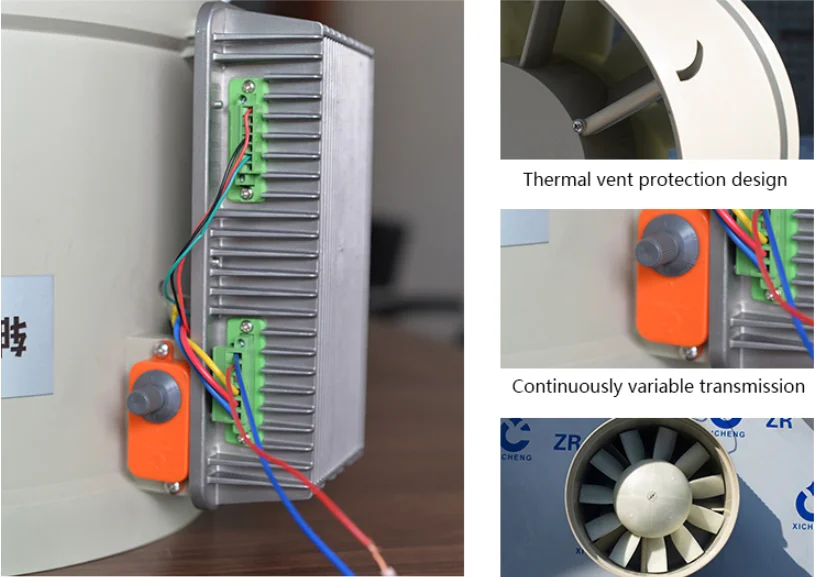 High Efficiency Exhaust Fan, 315mm, 2500Rpm, 220v, Axial - detail 8