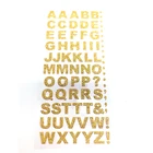 crystal glitter silver custom mini stickers adhesive alphabet rhinestone letters sticker