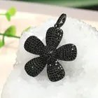 Micro Pave Paved Pendant CZ Micro Pave Flower Pendant/Charm Cubic Zirconia Paved Charm Necklace Bracelet Charm Pendant