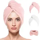 Microfiber Towel Factory Wholesale Microfiber Hair Wrapping Towel Quick Dry Hair Towel Hair Turban