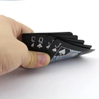 Poker High Quality Plastic PVC Poker Waterproof Black Playing Cards Creative Gift Durable Poker