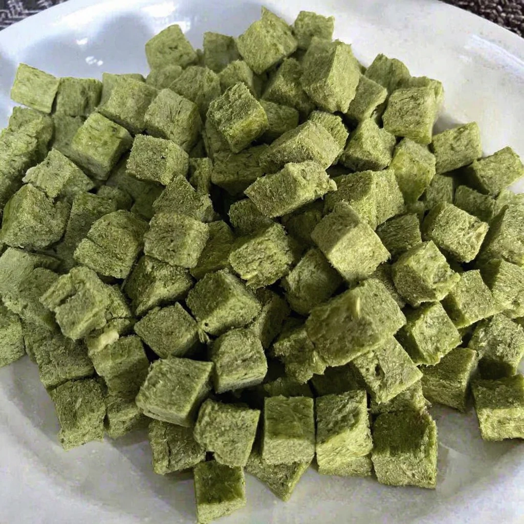 Freeze-Dried High-Protein Eco-Friendly Cat Grass Granules Hairball Removal Pet Treats Snacks for Small Breeds details