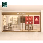 Jewelry Wall Showcase 2021 New Style Custom Design Mall Jewelry Shop Counter Wall Jewelry Showcase