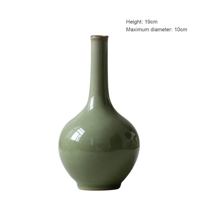 product wholesale longquan celadon vase en cramique modern decorative ceramic porcelain bud flower ceramic vases for home decor933-4