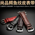 Apple Hot Sell Luxury Pin Buckle Genuine Leather Apple Watch Strap For Iwatch 1/2/3/4/5/6/se