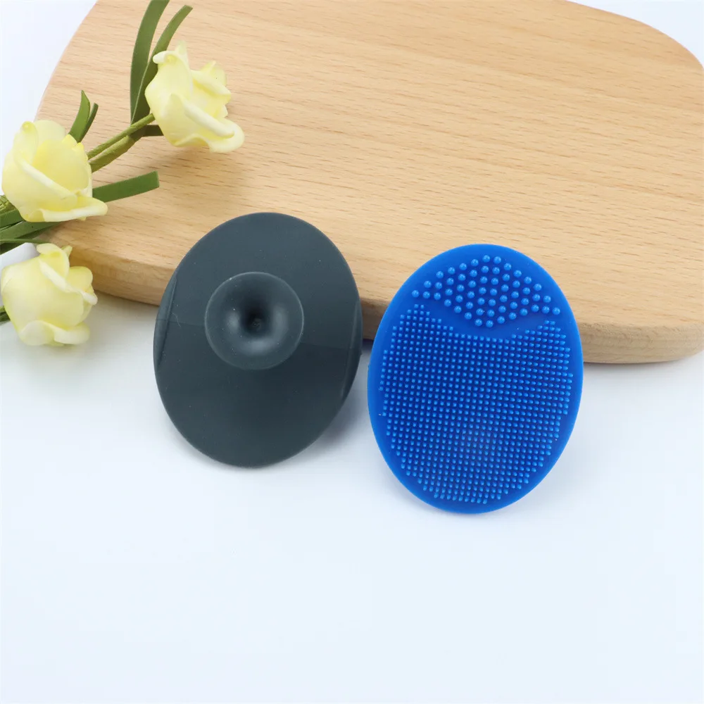Silicone facial cleansing brush silicone scrubbers brush blackhead scrubber brush deepcleansing