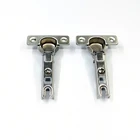 Base 26 Hinge 26 Cup Hinge Two-section Straight Arm European Base With European Screw Sliding One-way Cabinet Hinge