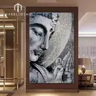 Jade Glass Mosaic Exquisite Handmade Buddha Ice Jade Glass Mosaic Art Wall Mural Patterns