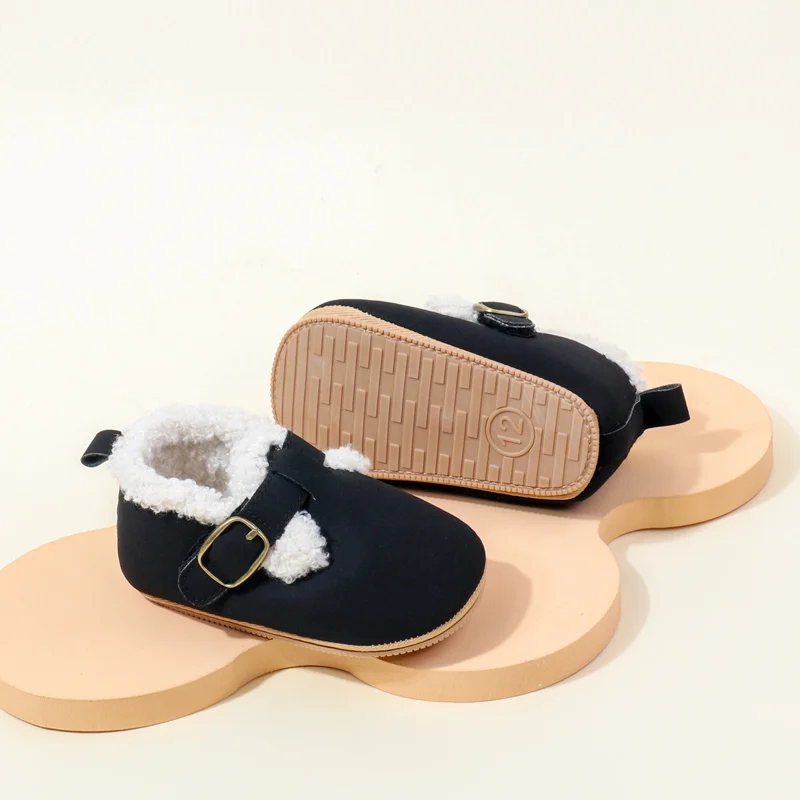 High Quality Unisex Winter Warm TPR Outsole Sneakers for Baby Toddlers Anti-Slippery Features EVA Insole Material for Boys Girls supplier