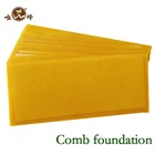 Artificial Bee Nest Beeswax 41.5*19.5 Or 41.5*22 Agricuture From CN SIC Yellow 100% Pure Natural