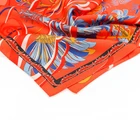 Top Scarf Low Price Printed Top Selling Ladies Women Custom Silk Scarf