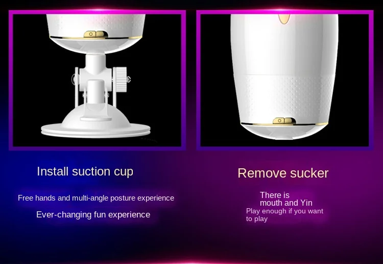 Hands-Free Automatic Masturbation Cup Men's Pronunciation Electric Masturbation Device Men's Famous Machine Adult Products