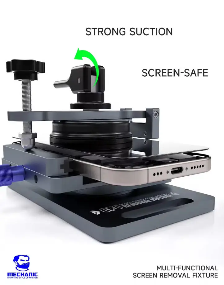 MECHANIC CP8 Universal LCD Screen Separator Mobile Phone Screen Back Glass Removal Pressure Holding Rotating Clamp Tools