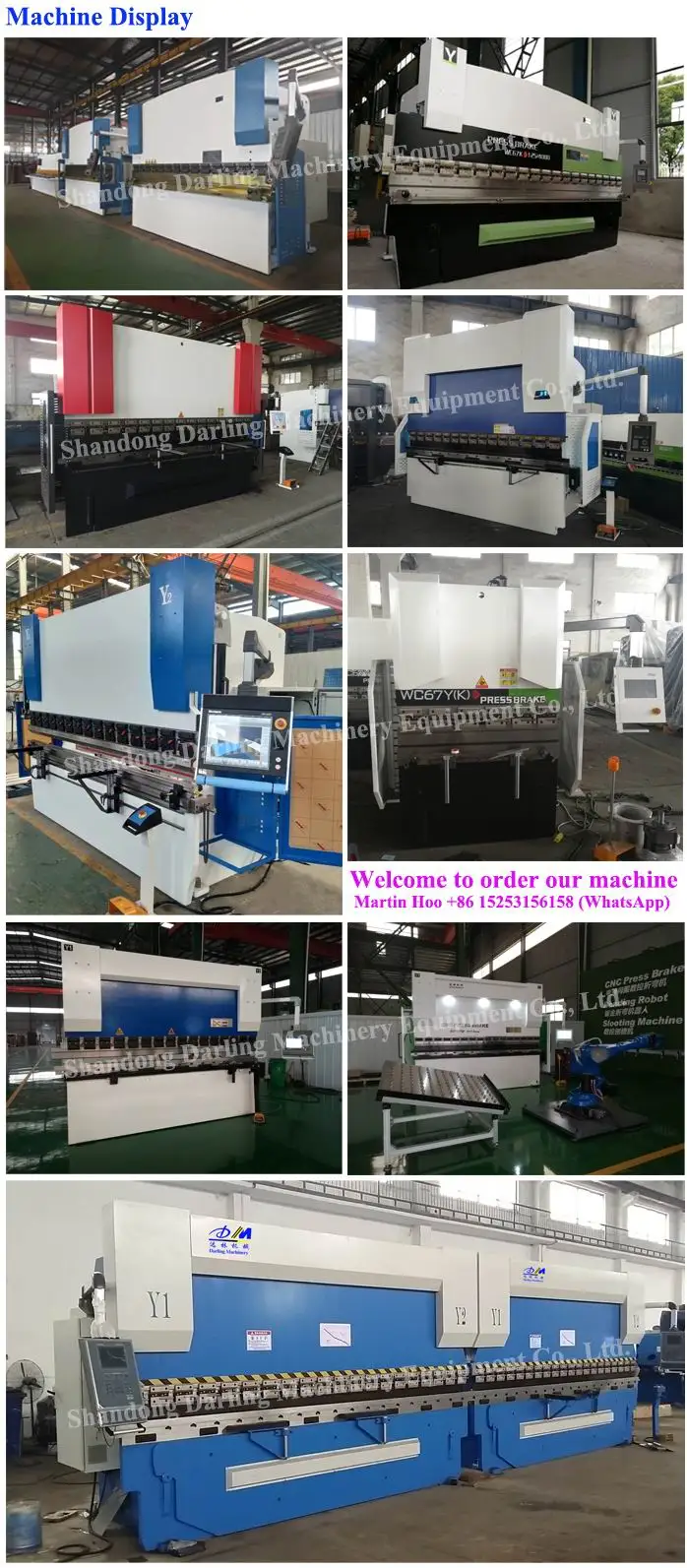 hydraulic press brake sheet metal bending machine cnc press brake