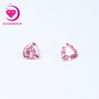 Cubic Zirconia Wuzhou Gemstone Direct Sale Cubic Zirconia Triangle Cut Pink Color Fancy Gem