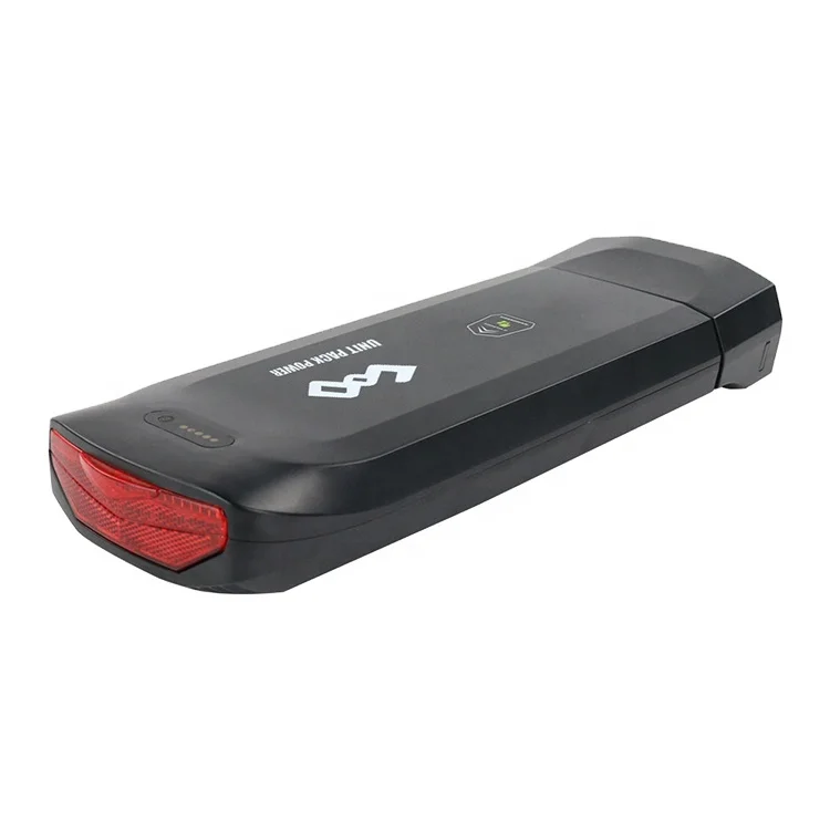 36v 250w Rear Rack Accu Batterie Pack 10ah 14.5ah 16ah 17.5ah Electric Bike Battery  36v With Charger Taillight - Buy Rechargeable Lithium Ion Battery Battery  Pack 36v 16ah Batteries For Electric Bike