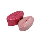 Tin Shapes Fashionable Sex Custom Lip Shape Cosmetic Gift Tin Packaging
